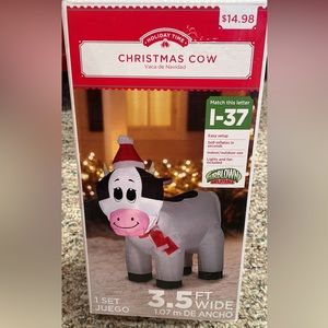 Christmas Cow Blowup